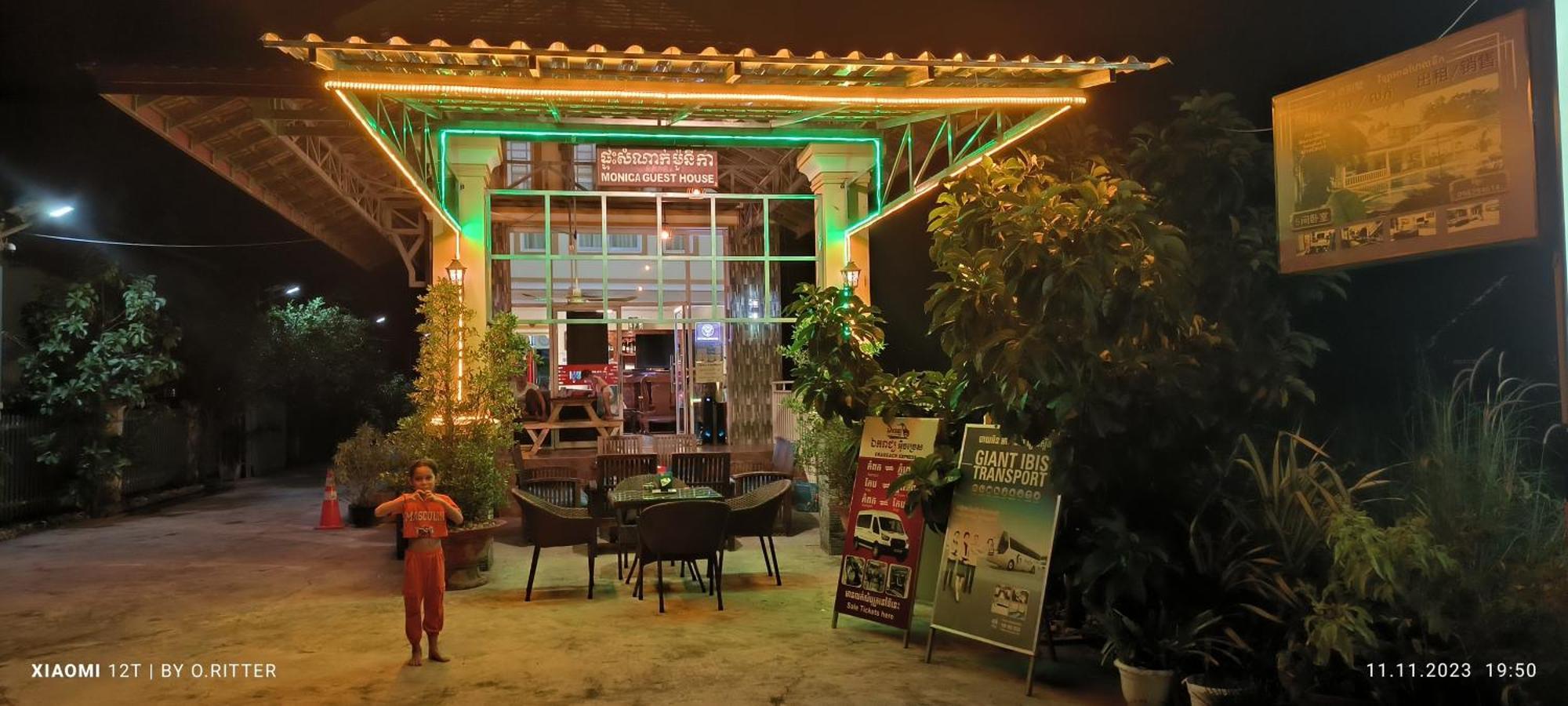 Monica Guesthouse Kampot Exterior foto